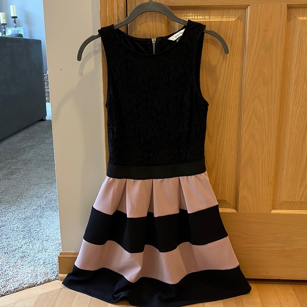 Speechless Black and pink Junior’s dress, size small, NWT
